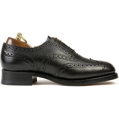 Sanders Oxford in black leather - Bradshaw & Lloyd